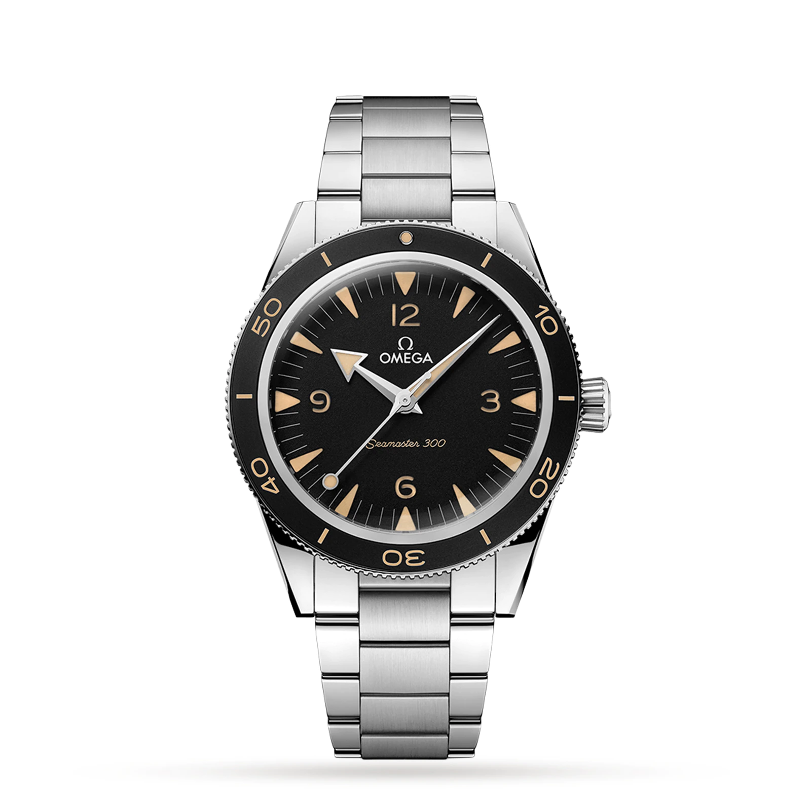 Omega Seamaster 41mm Coaxial Chrono E/Negra braz