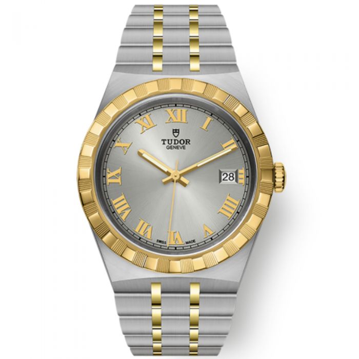 Tudor Royal Bicolor Esfera Gris 38 mm