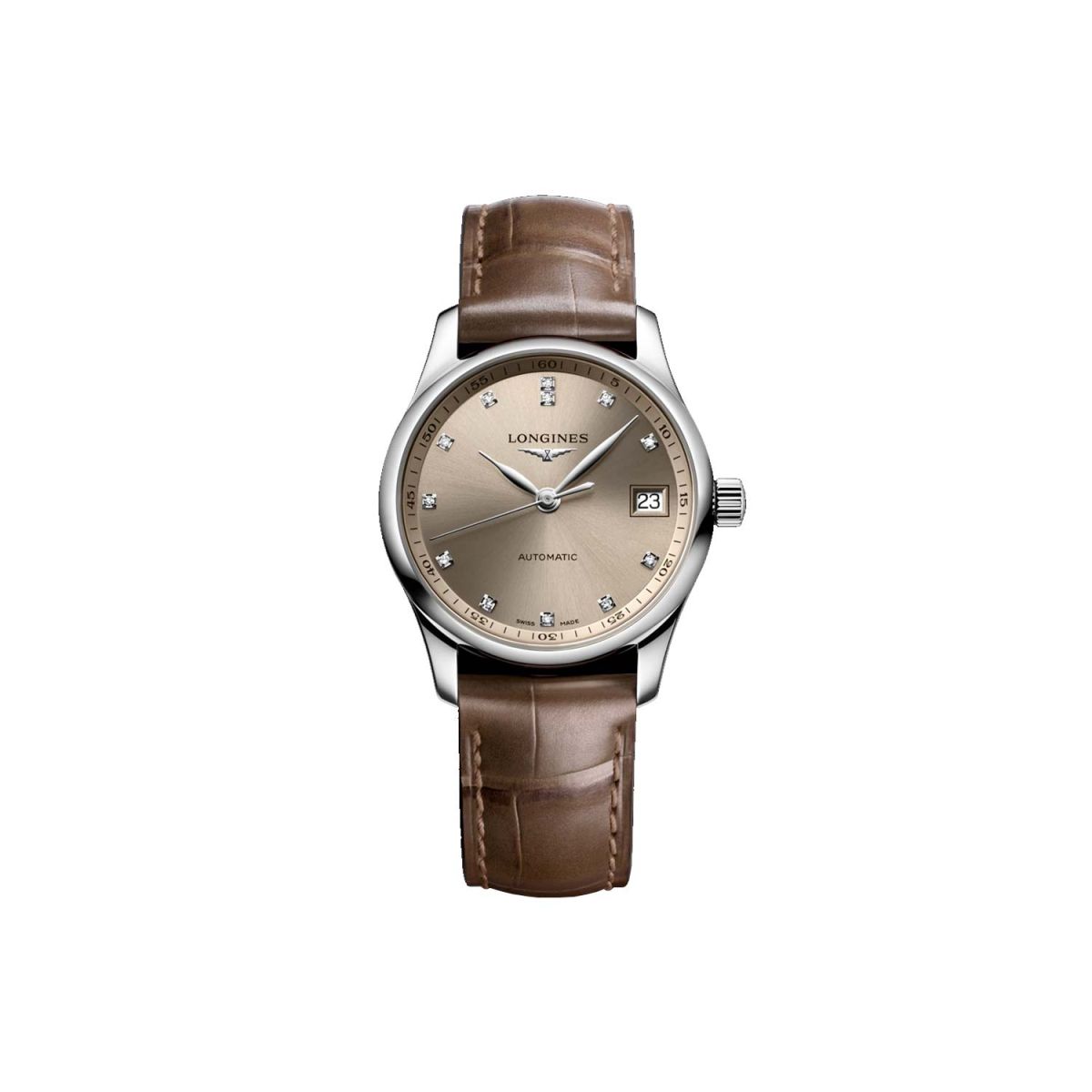 Longines Master Collection 34mm A E/Beig Bt Piel