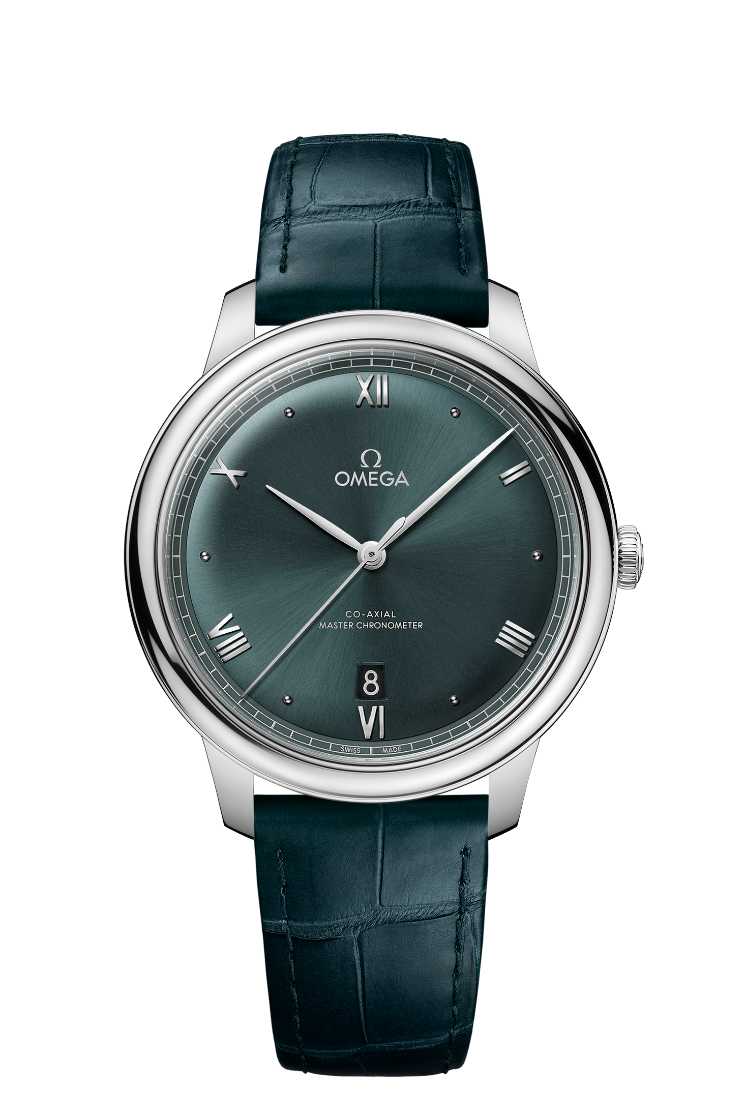 Omega De Ville 40mm A E/Verde Piel La marca Omega es sinónimo de calidad y elegancia en el mundo de los relojes.