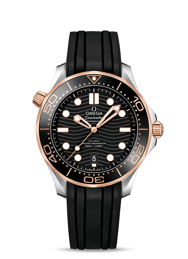 Omega SE 42mm ac/or caucho