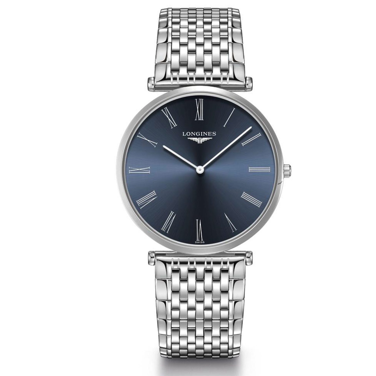 Reloj Longines Le Grande Classique en Acero y esfera azul 37mm