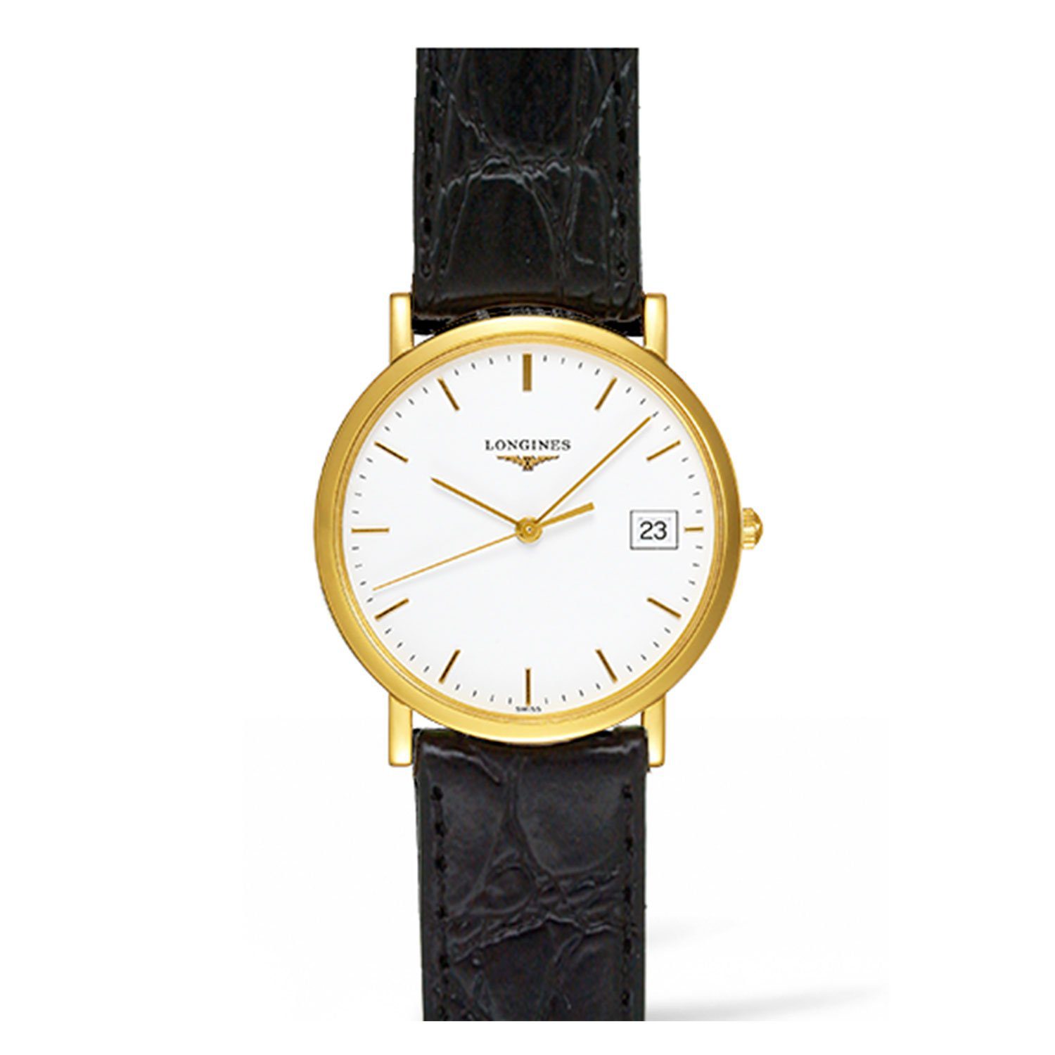 Longines Les Grandes Classiques en oro amarillo y Piel