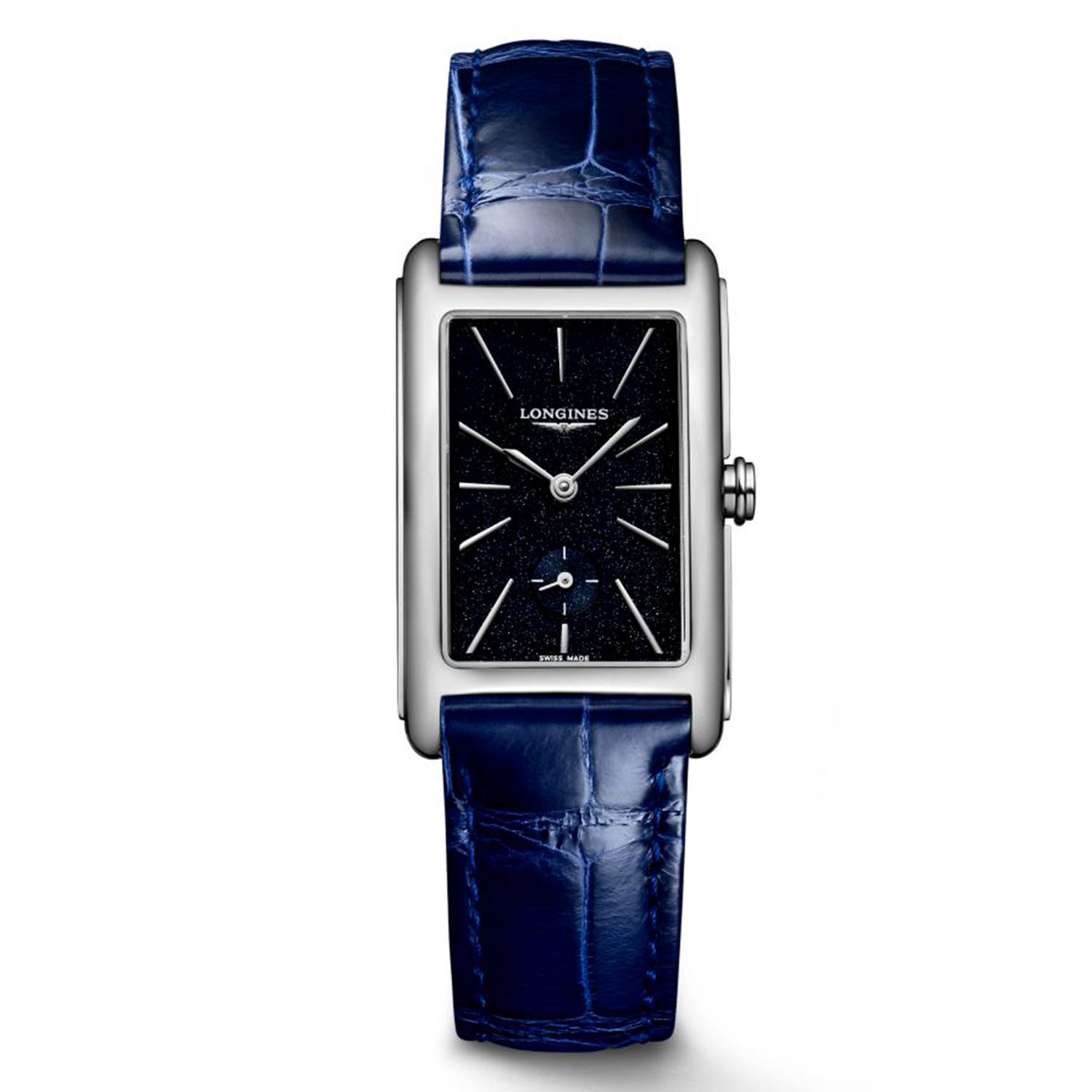 Reloj Longines DolceVita en Acero y Piel azul 23 x 37mm 1