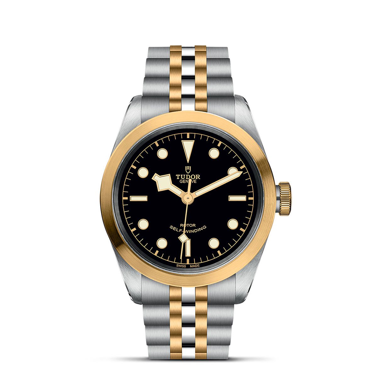 Tudor Black Bay 36mm brazalete oro y acero