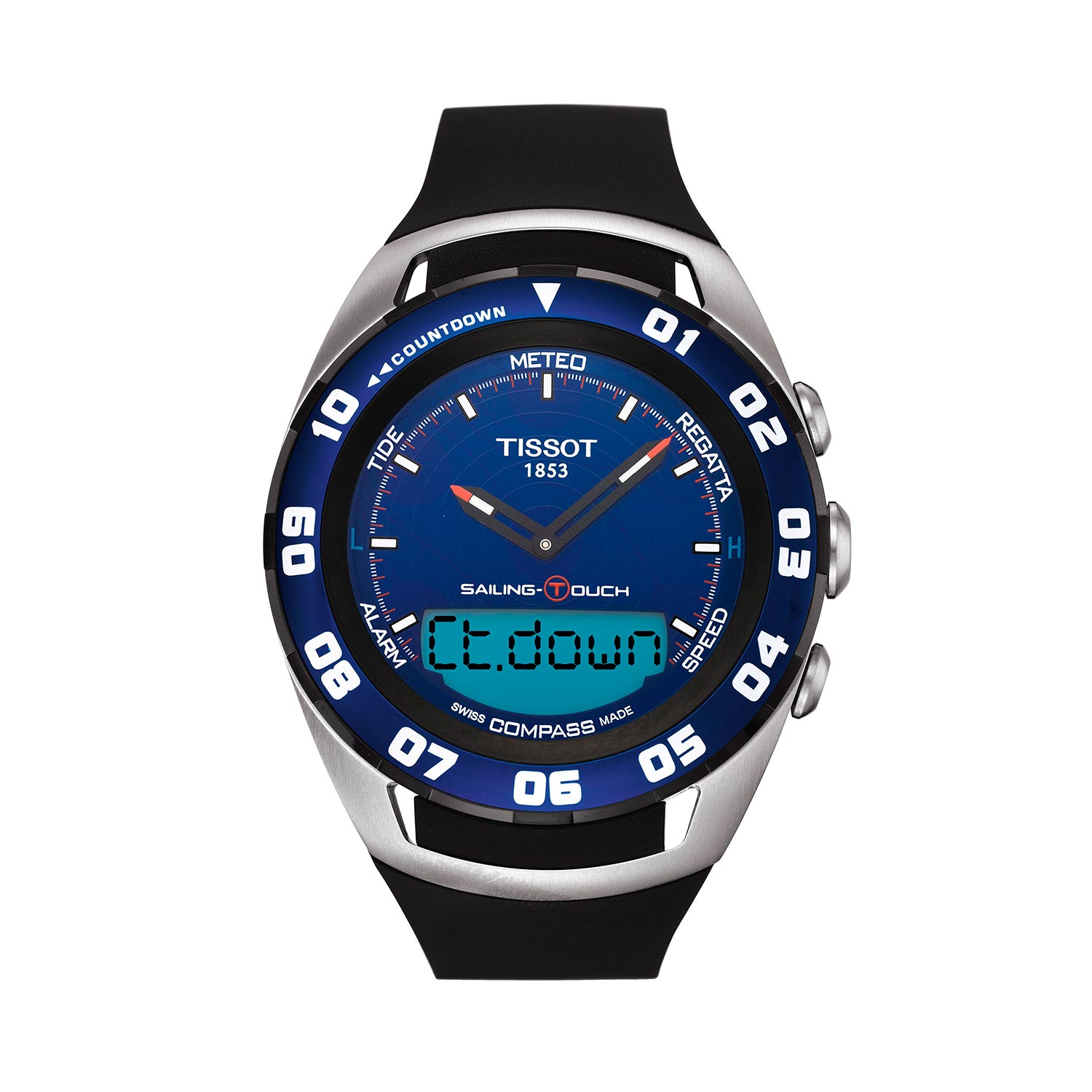 Reloj Tissot Sailing Touch azul 45mm