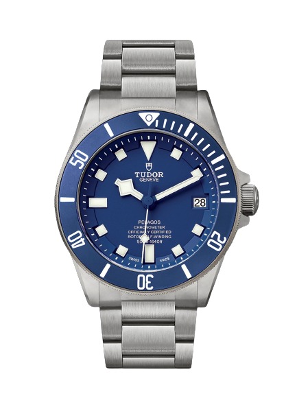 Reloj Tudor Pelagos 42mm Titanio E/Azul Indices con caja de titanio y acero.Calibre de Manufactura MT5612 (COSC). Disco de cerámica azul mate. Brazalete de titanio