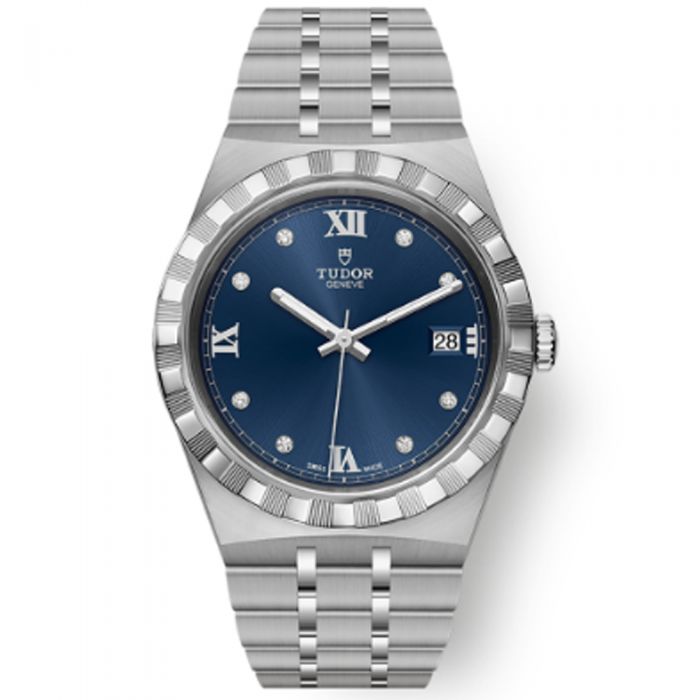 Tudor Royal Esfera Azul y diamantes 34 mm